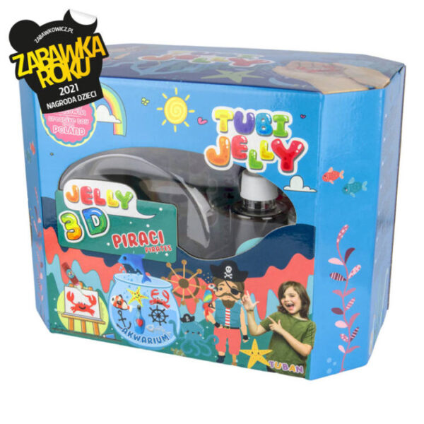 ZESTAW TUBI JELLY 8 KOLORÓW + DUŻE AKWARIUM – PIRACI TUBAN