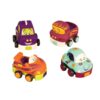 Autko z napędem zestaw 4 sztuki B.Toys Wheeee-ls! - obrazek 2