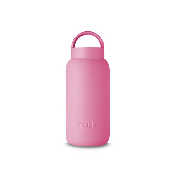 Butelka szklana na wodę 720 ml Flamingo Pink MUUKI - obrazek 2