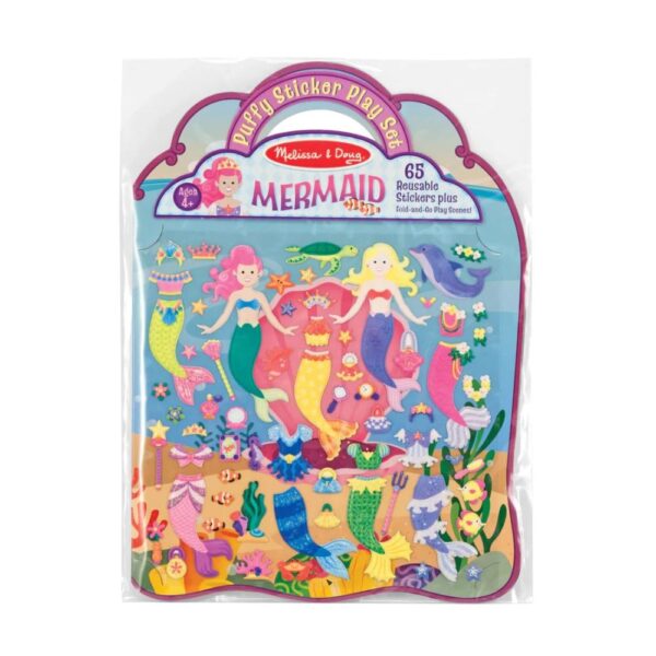 Naklejki wypukłe i wielorazowe Syrenki Melissa & Doug