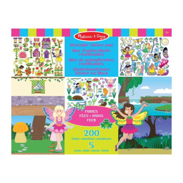 Naklejki wielorazowe – WRÓŻKI Melissa & Doug