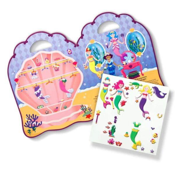 Naklejki wypukłe i wielorazowe Syrenki Melissa & Doug - obrazek 4