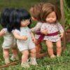 Lalka dziewczynka Europejka DS 38cm Miniland Doll - obrazek 4