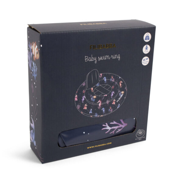 Kółko do pływania Alfie Baby Rainbow Reef Filibabba - obrazek 2