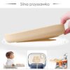 Talerzyk z Przyssawką Panda Light Blue Mombella - obrazek 4