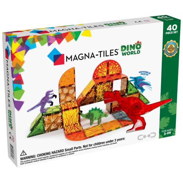 Klocki Magnetyczne Dino World 40 el. MAGNA-TILES®