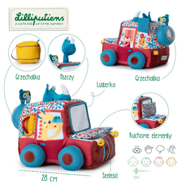 Samochód wielofunkcjny Safari Lew Jack 9 m+ Lilliputiens - obrazek 7