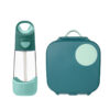 Zestaw Mini Lunchbox + Butelka tritanowa ze słomką 450 ml, 3 KOLORY, b.box