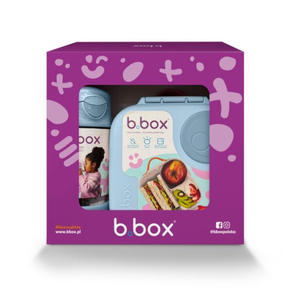 Zestaw Mini Lunchbox + Butelka KOLORY, b.box - obrazek 10
