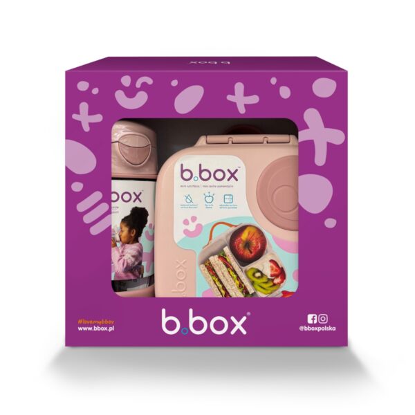 Zestaw Mini Lunchbox + Butelka KOLORY, b.box - obrazek 8