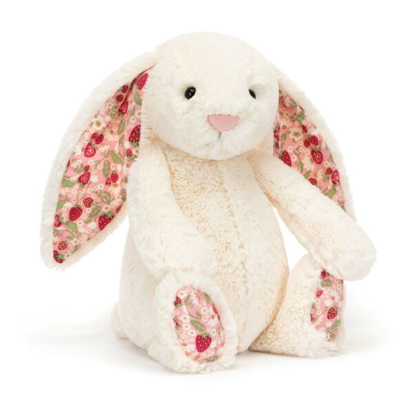 KRÓLICZEK Z KWIECISTYMI USZAMI KREMOWY „BERRY” 31 CM JELLYCAT