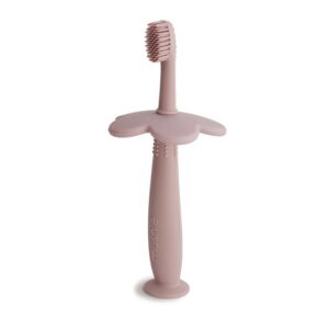 Szczoteczka do Nauki Mycia Ząbków KOLORY Mushie - blush
