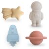 Zestaw zabawek do Kąpieli - Space 4-pack Mushie