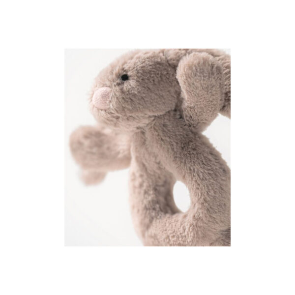 Króliczek Grzechotka Beżowa 18 cm Jellycat - obrazek 2