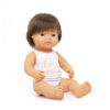 Lalka chłopiec Europejczyk | Brązowe włosy | 38cm Miniland Doll - obrazek 4