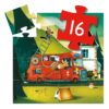 Puzzle STRAŻ POŻARNA 16el. Djeco - obrazek 3