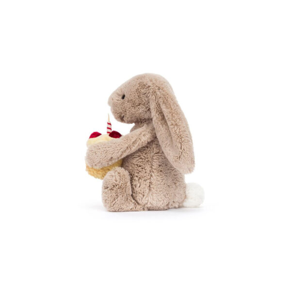 Króliczek Beżowy z Tortem Urodzinowym 31 cm Jellycat - obrazek 2