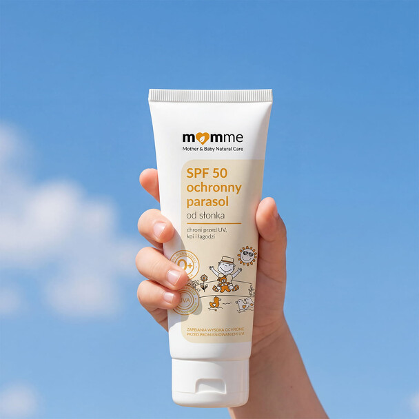 Krem przeciwsłoneczny ochronny SPF50 MOMME - obrazek 4