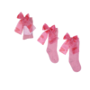 PODKOLANÓWKI CANDY BOW - RÓŻOWE Z SERDUSZKIEM Mama's Feet - obrazek 2