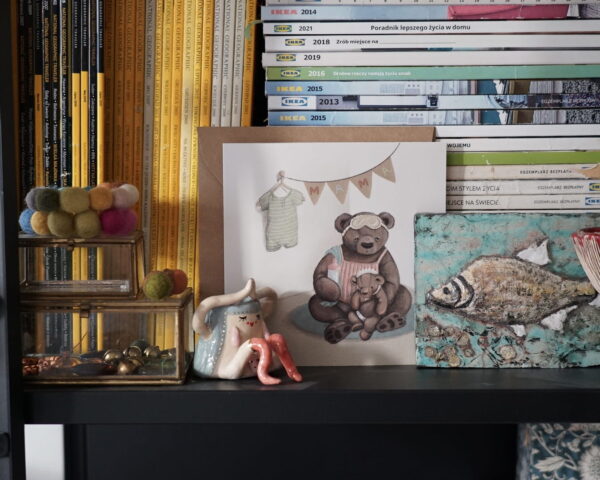 KARTKA NA NARODZINY HELLO MAMA BEAR - HI LITTLE - obrazek 2
