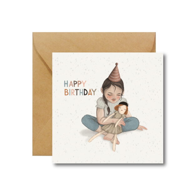 KARTKA NA URODZINY DZIEWCZYNKI -HAPPY BIRTHDAY GIRL Hi Little