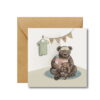 KARTKA NA NARODZINY HELLO MAMA BEAR - HI LITTLE