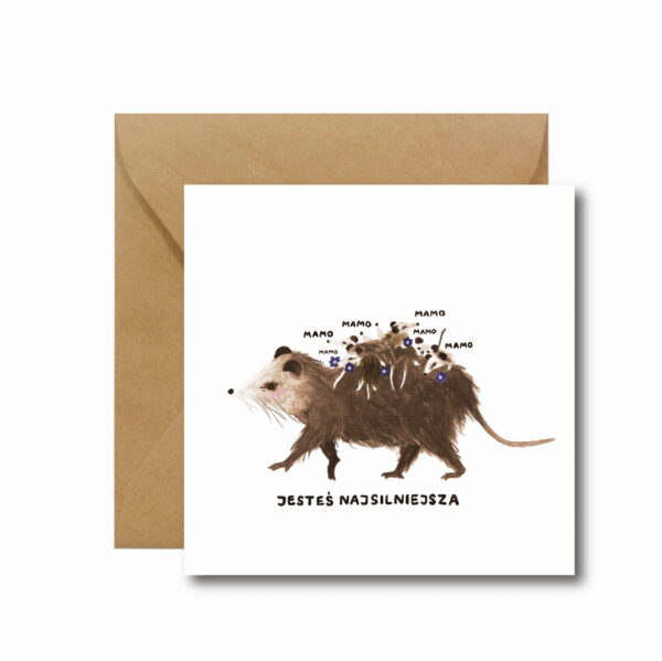 KARTKA DLA MAMY  | NAJSILNIEJSZA HI LITTLE