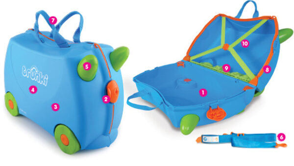 Jeżdżąca walizeczka Trunki - Kotek Cassie TRUNKI - obrazek 6