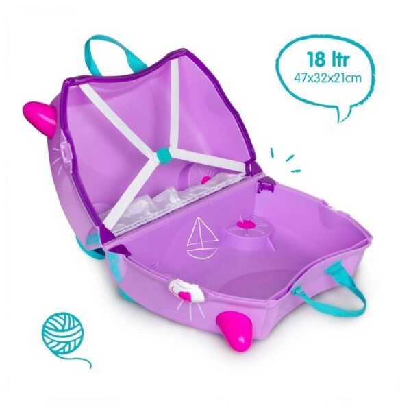 Jeżdżąca walizeczka Trunki - Kotek Cassie TRUNKI - obrazek 2