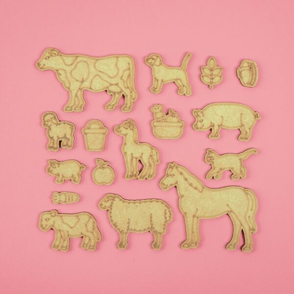 Figurki do kolorowania Animal Friends - CRATEIT The Farm - obrazek 2