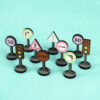 Figurki do kolorowania Traffic & Road Signs (Znaki Drogowe) - CRATEIT Town - obrazek 2