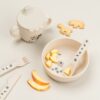 Talerzyk Dzielony Foodie Tiny Farm Sand Done by Deer - obrazek 4