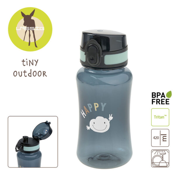 Butelka - bidon tritanowa 420 ml Tiny Outdoor Cloud Lassig - obrazek 4