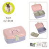 Lunchbox z wkładką Tiny Outdoor Rainbow Lassig - obrazek 6