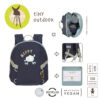 Plecak mini Tiny Outdoor Cloud dark blue Lassig - obrazek 4