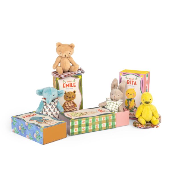 Króliczek BEBE NINE LES MINOUCHKAS Moulin Roty - obrazek 6