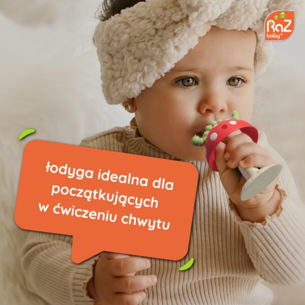 Gryzak Chompy z przyssawką, niebieski, RaZbaby - obrazek 5