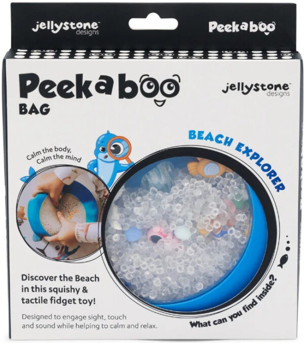 Sensoryczny dysk z figurkami A-Ku-Ku! Peekaboo, motyw Plaża Jellystone - obrazek 2