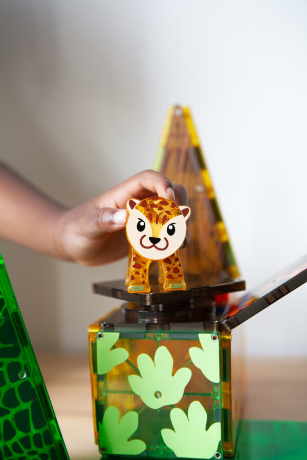 Klocki Magnetyczne Jungle Animals 25 el. MAGNA-TILES® - obrazek 3