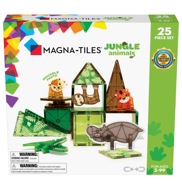 Klocki Magnetyczne Jungle Animals 25 el. MAGNA-TILES® - obrazek 8