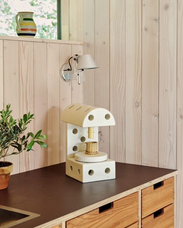 Kreatywne klocki rozwijające motorykę dużą, Sand Grey / Honey Yellow MODU Dreamer set - obrazek 11