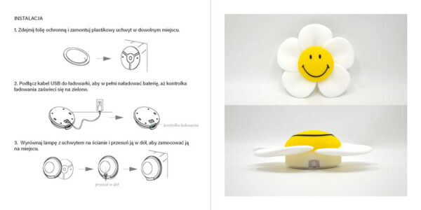 Lampa Ścienna Smiley Daisy  MrMaria - obrazek 3