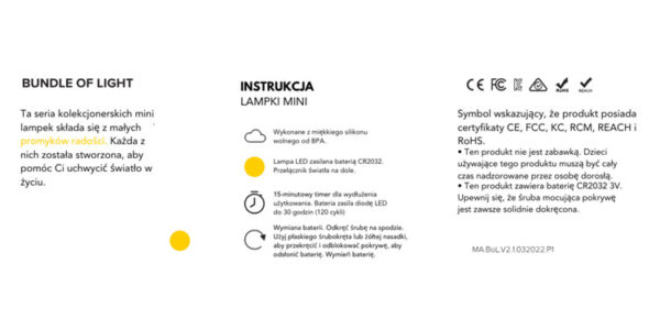Lampka Smiley MINI MrMaria - obrazek 5