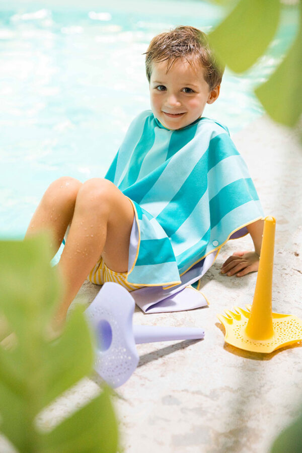 Dwustronne poncho kąpielowe dla dzieci Lagoon QUUT - obrazek 6