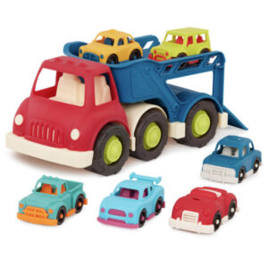 LAWETA z 6 AUTKAMI Happy Cruisers – Car Carrier – B.Toys