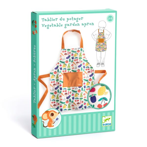 Fartuszek kuchenny pomarańczowy - WARZYWA DJECO - obrazek 2