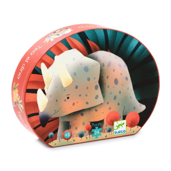 Puzzle tekturowe Triceratops TEO DJECO
