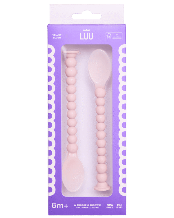 Zestaw Łyżek do Karmienia Velvet Blush LUU