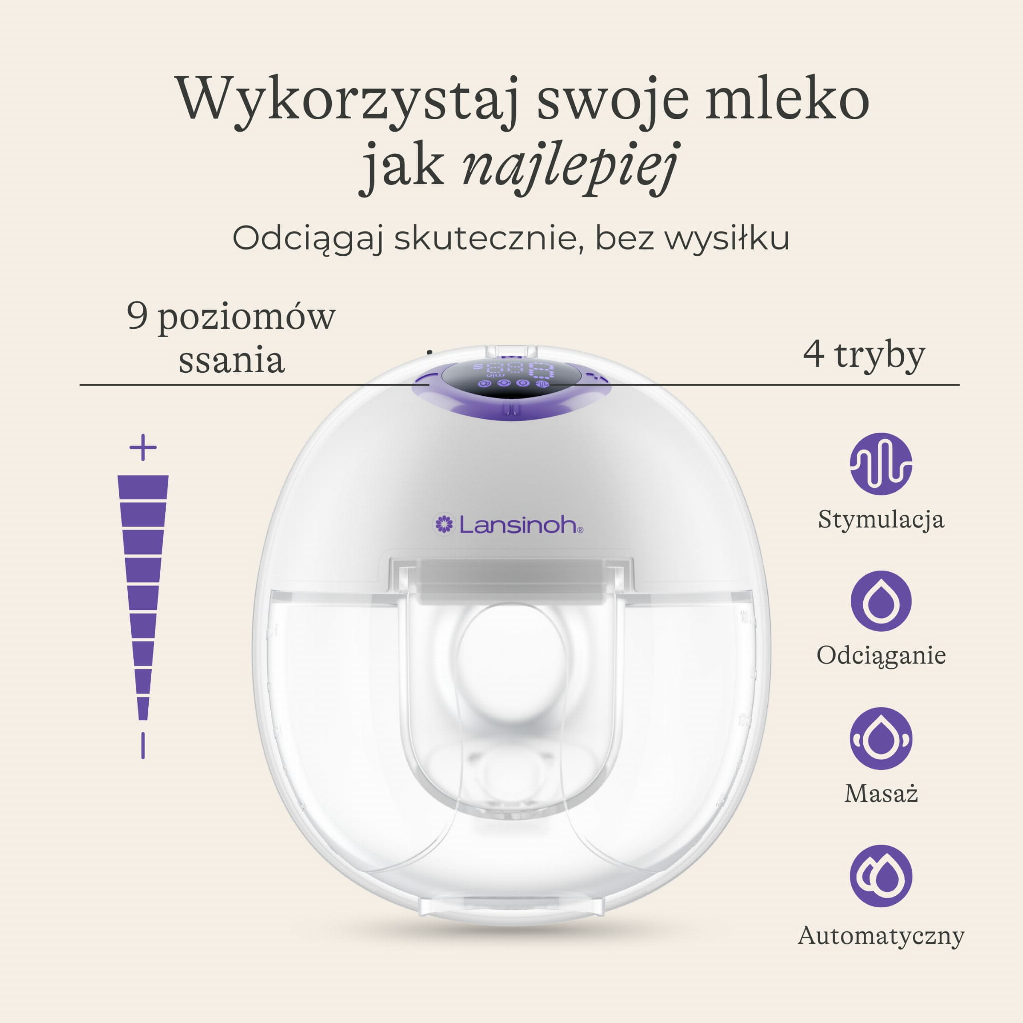 Laktator podwójny bezprzewodowy Hands-free LANSINOH - obrazek 7