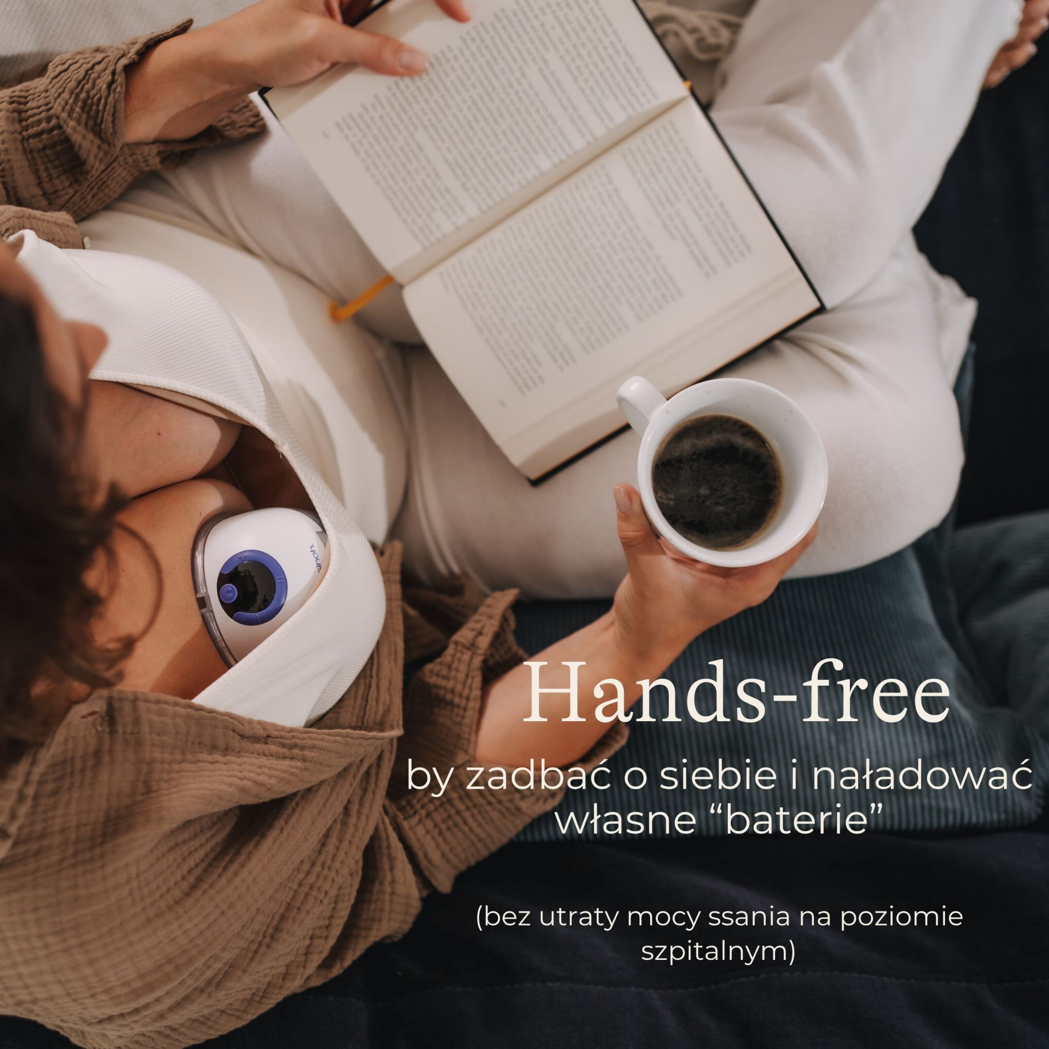 Laktator podwójny bezprzewodowy Hands-free LANSINOH - obrazek 6